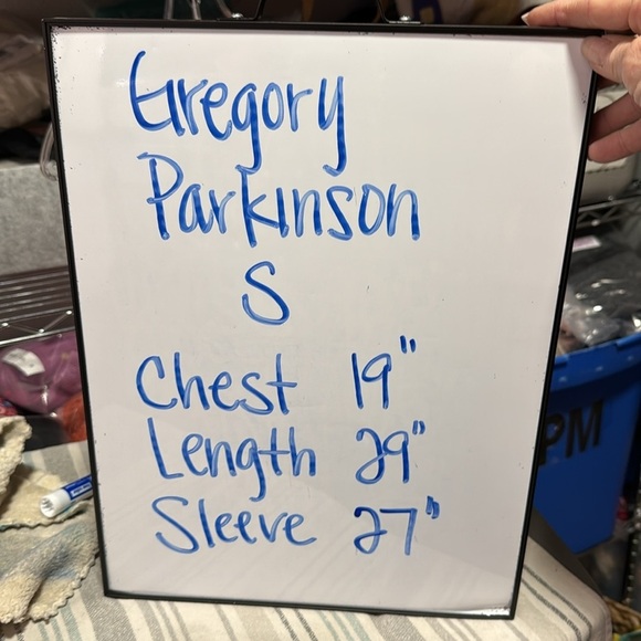 Gregory Parkinson Hand Dyed Lagenlook Art To Wear Cotton Blouse Small - Picture 6 of 8